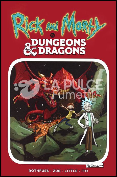 RICK & MORTY VS DUNGEONS & DRAGONS - 1A RISTAMPA - VARIANT COVER - CARTONATO