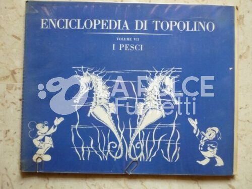 ENCICLOPEDIA DI TOPOLINO VOL VII: I PESCI  ALBUM FIGURINE INCOMPLETO