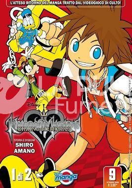 DISNEY MANGA 9/10 - KINGDOM HEARTS CHAIN OF MEMORIES 1/2 COMPLETA