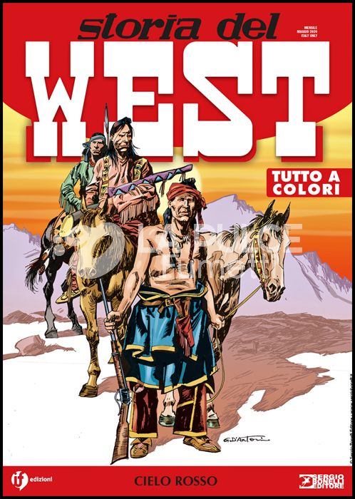 COLLANA WEST #    14 - STORIA DEL WEST 14: CIELO ROSSO