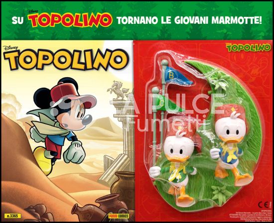 TOPOLINO LIBRETTO #  3365 - SUPERTOPOLINO + GADGET GIOVANI MARMOTTE 2 (DI 2)