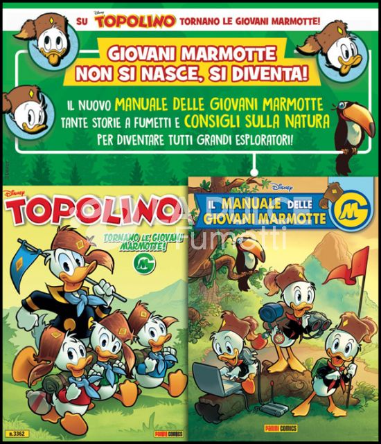 TOPOLINO LIBRETTO #  3362 - SUPERTOPOLINO + MANUALE DELLE GIOVANI MARMOTTE 1