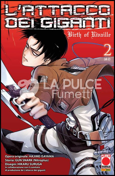 MANGA SHOCK #     8 - L'ATTACCO DEI GIGANTI - BIRTH OF RIVAILLE 2 - 3A RISTAMPA