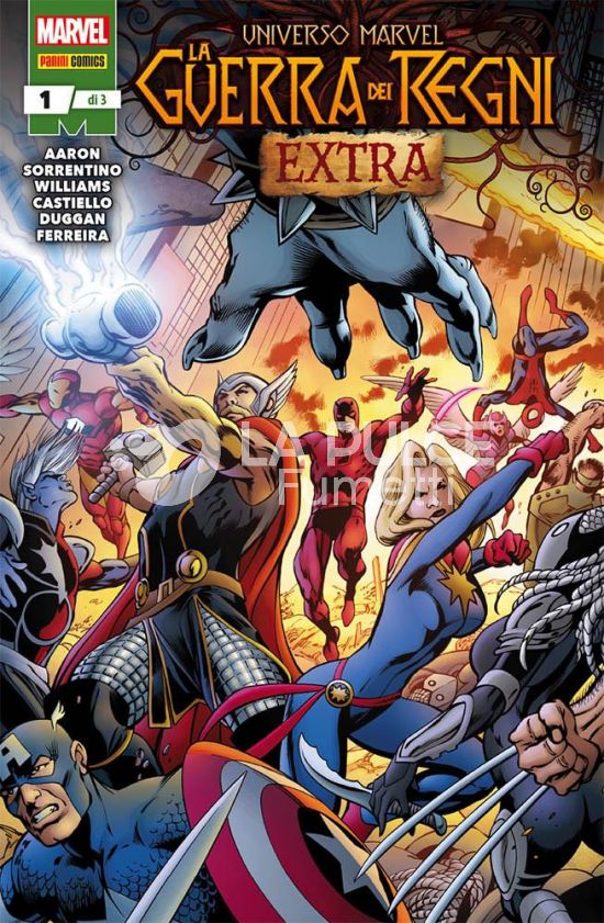 UNIVERSO MARVEL: LA GUERRA DEI REGNI EXTRA 1/3 COMPLETA NUOVI