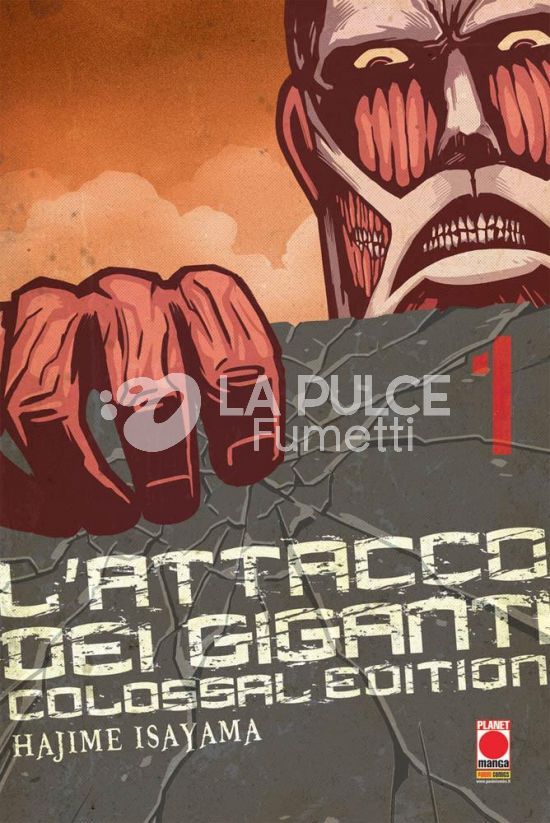 L'ATTACCO DEI GIGANTI - COLOSSAL EDITION  1/12 COMPLETA  NUOVI ( TUTTI ORIGINALI TRANNE N 2 1A RISTAMPA)