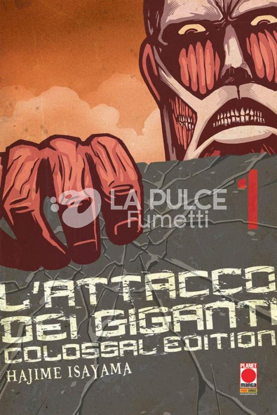 L'ATTACCO DEI GIGANTI - COLOSSAL EDITION  1/12 COMPLETA  NUOVI TUTTI ORIGINALI ( N 2 FUORI CATALOGO )