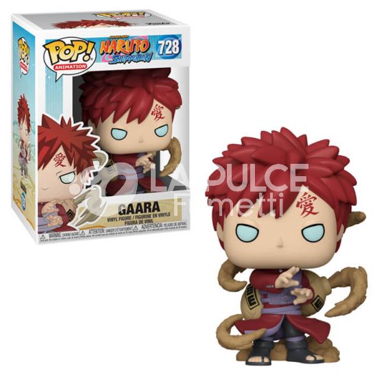 NARUTO: GAARA SHIPPUDEN - VINYL FIGURE #  728 - POP FUNKO ANIMATION