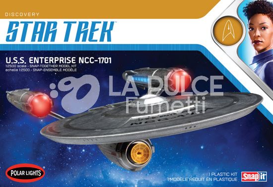 STAR TREK DISCOVERY U.S,S. ENTERPRISE MODEL KIT SCALA 1/2500 SN 2T