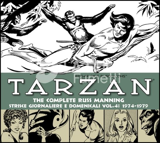 COSMO BOOKS - TARZAN - TUTTE LE STRISCE QUOTIDIANE E DOMENICALI 4 - 1974-1979