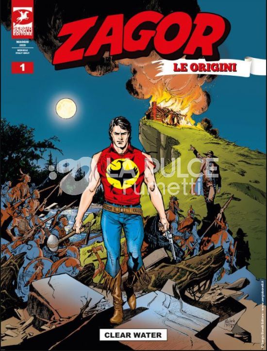 ZAGOR ALBO GIGANTE -  ZAGOR LE ORIGINI 1/6 miniserie completa