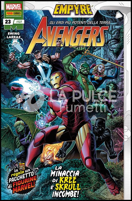 I VENDICATORI #   127 - AVENGERS 23 - EMPYRE PRELUDIO + PACCHETTO FIGURINE MARVEL