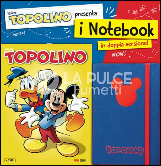 TOPOLINO LIBRETTO #  3380 + NOTEBOOK BLU