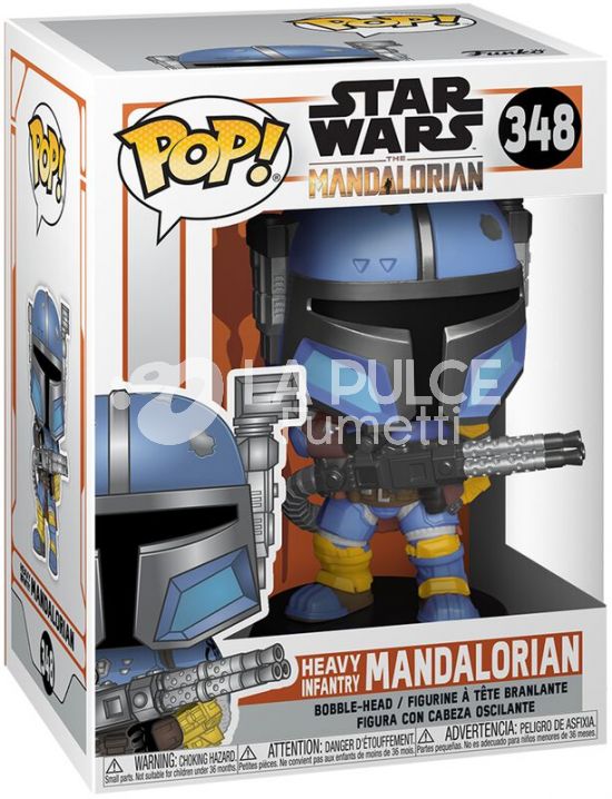STAR WARS: MANDALORIAN HEAVY INFANTRY - VINYL FIGURE #  326 - POP FUNKO