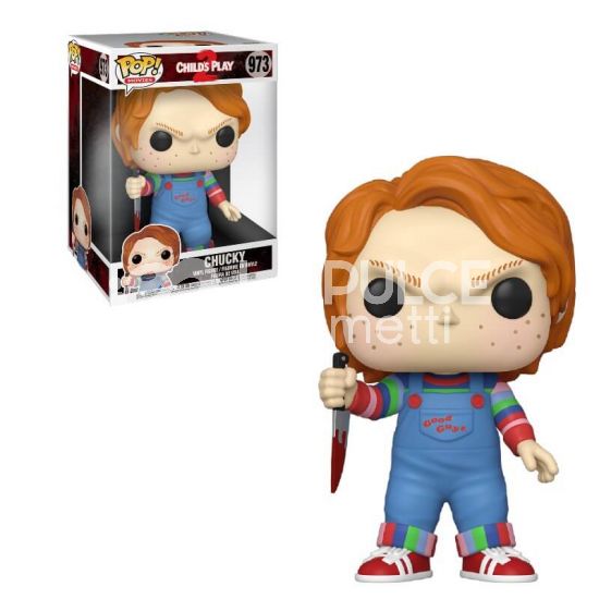 CHILD'S PLAY 2: CHUCKY LA BAMBOLA ASSASSINA - VINYL FIGURE LIFE SIZE  25 CM # 973- POP FUNKO MOVIES