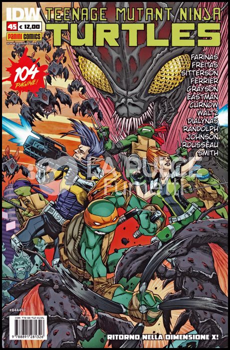 TEENAGE MUTANT NINJA TURTLES #    45