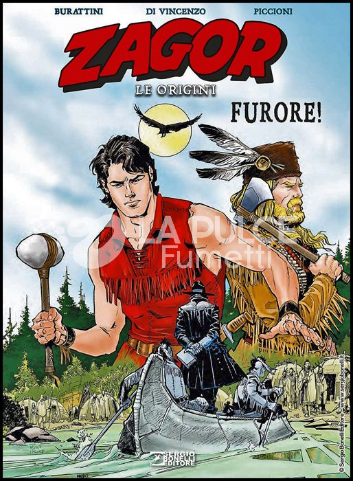 ZAGOR - LE ORIGINI #     4: FURORE! - CARTONATO