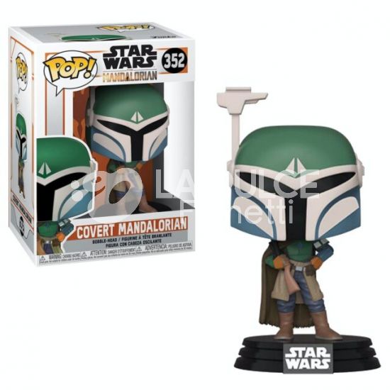 STAR WARS: COVERT MANDALORIAN - VINYL FIGURE #  352 - POP FUNKO