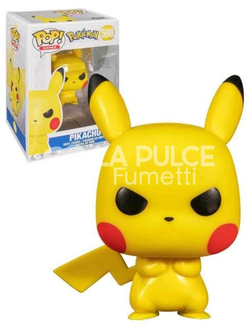 POKEMON : PIKACHU- VINYL FIGURE #  598- POP FUNKO GAMES