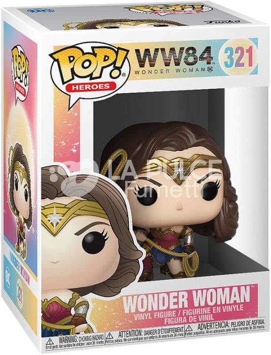 WONDER WOMAN - WW84 - VINYL FIGURE #   321 - POP FUNKO HEROES