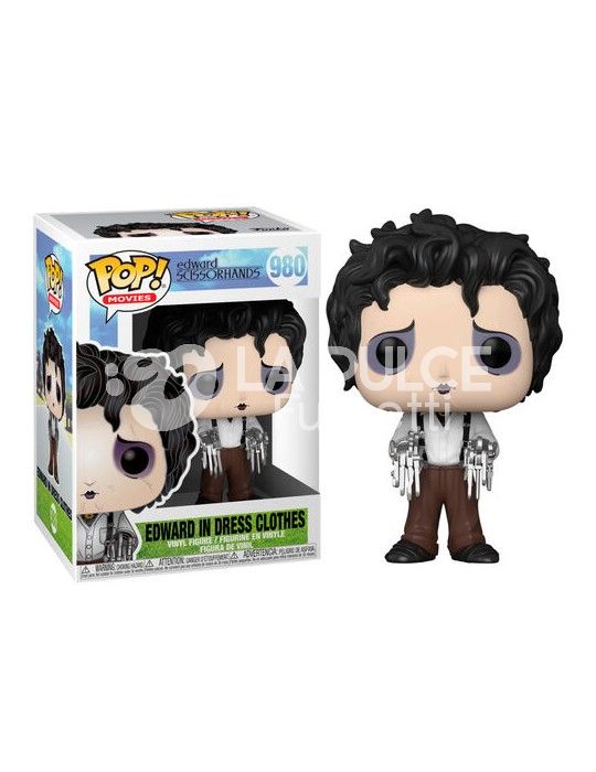 EDWARD SHISSORHANDS: EDWARD IN DRESS CLOTHES  VINYL FIGURE # 980- POP FUNKO MOVIES