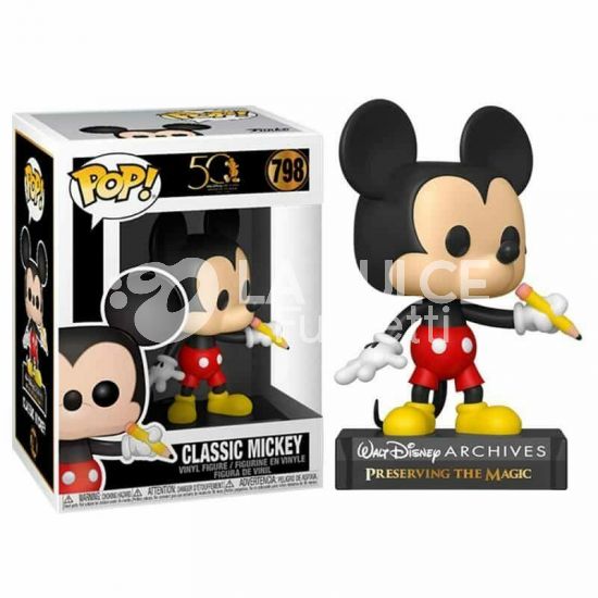 WALT DISNEY ARCHIVES 50 ANNY : MICKEY MOUSE CLASSIC VINYL FIGURE #   798 - POP FUNKO