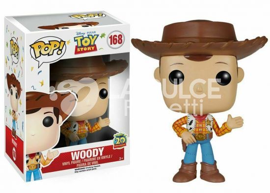 TOY STORY :  WOODY - VINYL FIGURE #    168 - POP FUNKO
