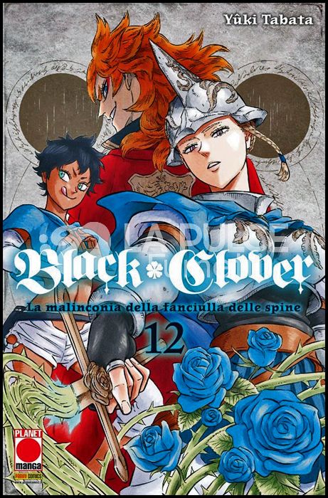 PURPLE #    25 - BLACK CLOVER 12 - 1A RISTAMPA