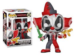 DEADPOOL: CLOWN DEADPOOL MARVEL- VINYL FIGURE #   322 - POP FUNKO