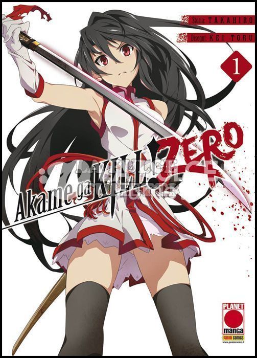 MANGA BLADE- AKAME GA KILL! ZERO 1/10 COMPLETA MISTI