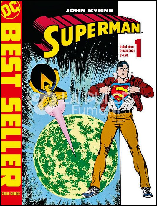 DC BEST SELLER NUOVA SERIE #     1 - SUPERMAN DI JOHN BYRNE 1