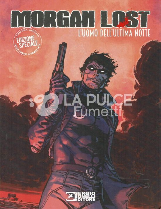 MORGAN LOST #     1: L'UOMO DELL'ULTIMA NOTTE  VARIANT AUTOGRAFATA