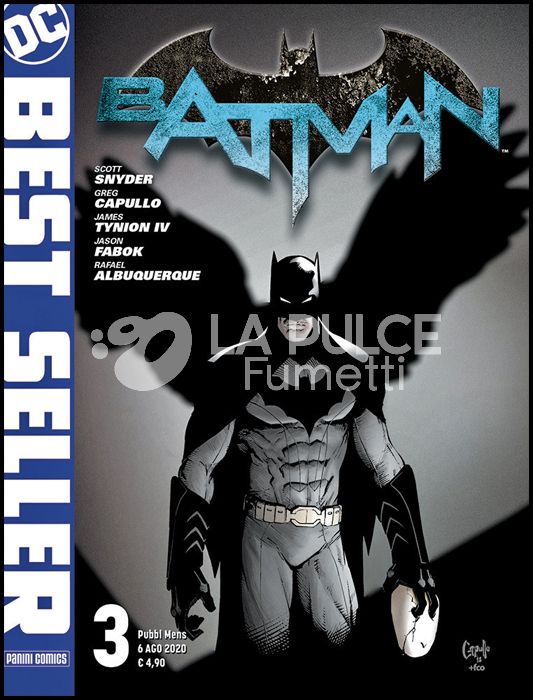 DC BEST SELLER #     3 - bATMAN di SCOTT SNYDER & GREG CAPULLO 3 - 1A RISTAMPA