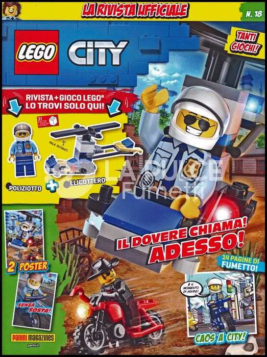 PANINI TECH #    21 - LEGO CITY 18