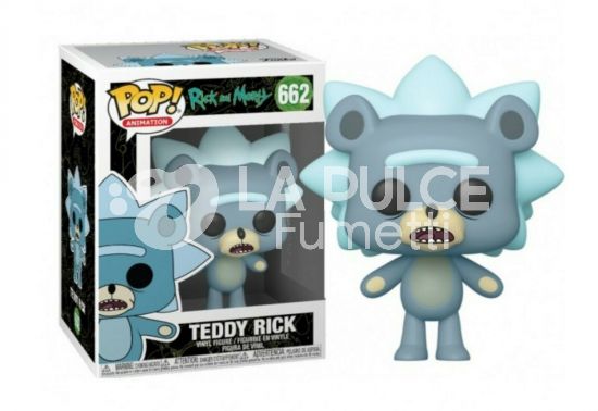 RICK AND MORTY: TEDDY RICK - VINYL FIGURE #   662 - POP FUNKO ANIMATION