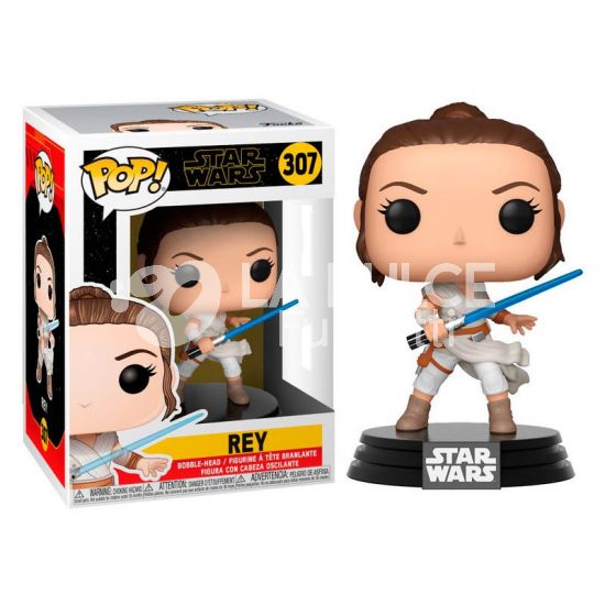 STAR WARS:REY- VINYL FIGURE #  307 - POP FUNKO