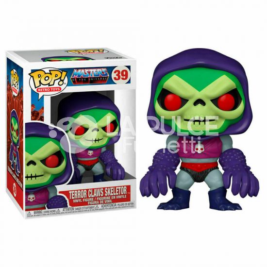 MASTER OF THE UNIVERSE: TERROR CLAWS SKELETOR - VINYL FIGURE #  39 - POP FUNKO RETRO TOYS