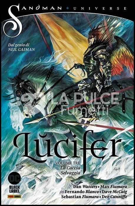 SANDMAN UNIVERSE COLLECTION BLACK LABEL - LUCIFER #     3: LA CACCIA SELVAGGIA