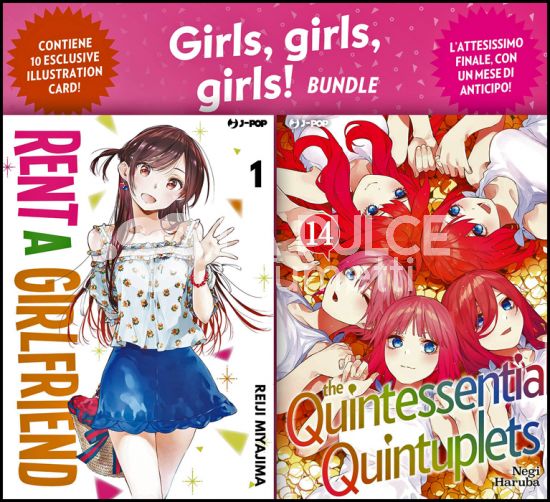 GIRLS GIRLS GIRLS BUNDLE! - QUINTESSENTIAL QUINTUPLETS 14 + RENT A GIRLFRIEND 1