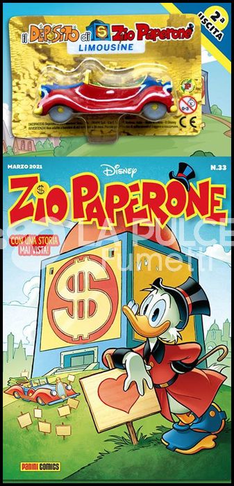 ZIO PAPERONE #    37 - ZIO PAPERONE 33 + IL DEPOSITO DI ZIO PAPERONE 2A USCITA (DI 6) - LIMOUSINE