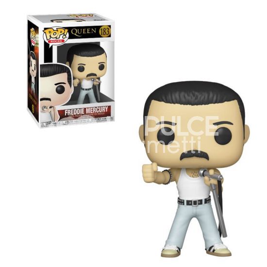 QUEEN: FREDDY MERCURY -  VINYL FIGURE #  183 - POP ROCKS FUNKO