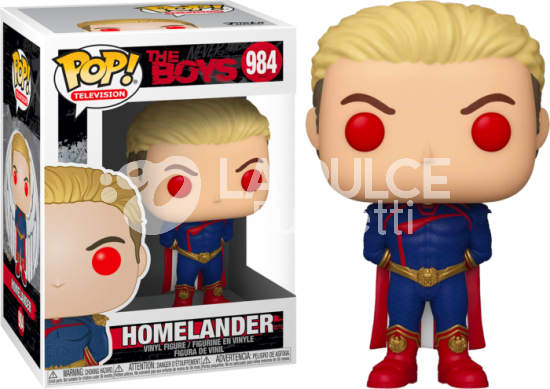 THE BOYS ; HOMELANDER - VINYL FIGURE #  984 - POP FUNKO TELEVISION