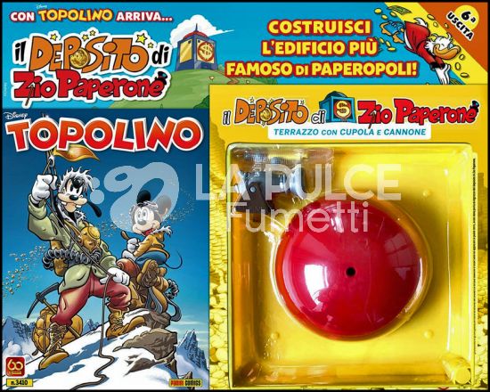 TOPOLINO LIBRETTO #  3410 + IL DEPOSITO DI ZIO PAPERONE 6A USCITA  (DI 6) - DEPOSITO TERRAZZO CON CUPOLA E CANNONE