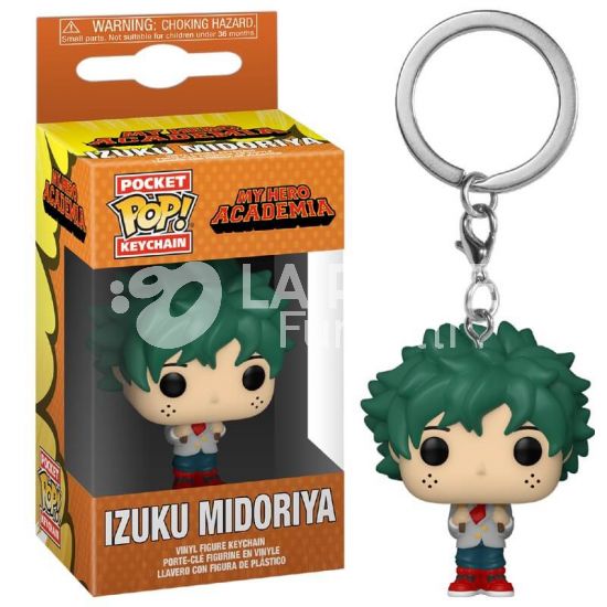 MY HERO ACADEMIA : iIZUKU MIDORIYA DEKU - POP FUNKO POCKET KEYCHAN 4 CM