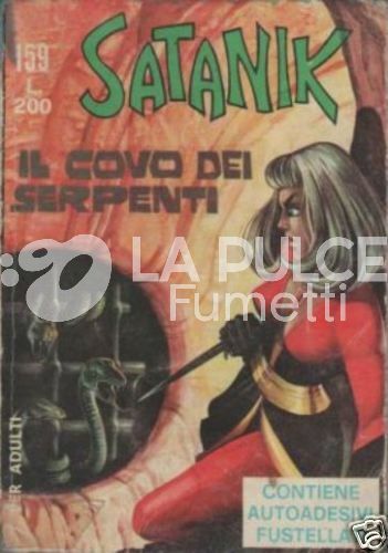 SATANIK #   159: IL COVO DEI SERPENTI + adesivi di busta