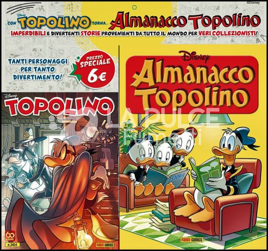 TOPOLINO LIBRETTO #  3414 + ALMANACCO TOPOLINO 1