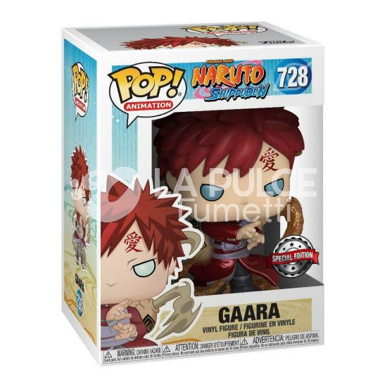 NARUTO: GAARA SHIPPUDEN  SPECIAL EDITION - VINYL FIGURE #  728 - POP FUNKO ANIMATION