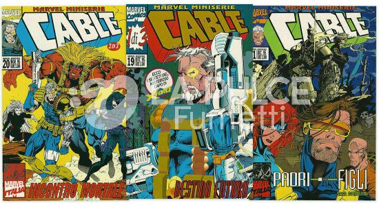 CABLE I 1/3 (MARVEL MINISERIE 19/21) COMPLETA NUOVI