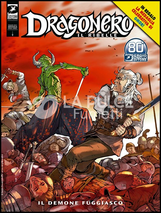 DRAGONERO #    96 - DRAGONERO IL RIBELLE 19 (DI 36): IL DEMONE FUGGIASCO + MEDAGLIA GMOR