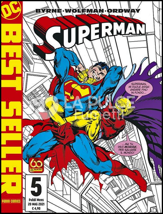 DC BEST SELLER NUOVA SERIE #     5 - SUPERMAN DI JOHN BYRNE 5