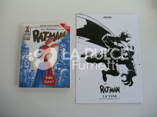 RAT-MAN COLLECTION #   122: QUANDO TUTTO FINISCE - OPERAZIONE RATTO 10 DI 10 + LITOGRAFIA+ T SHIRT TG L